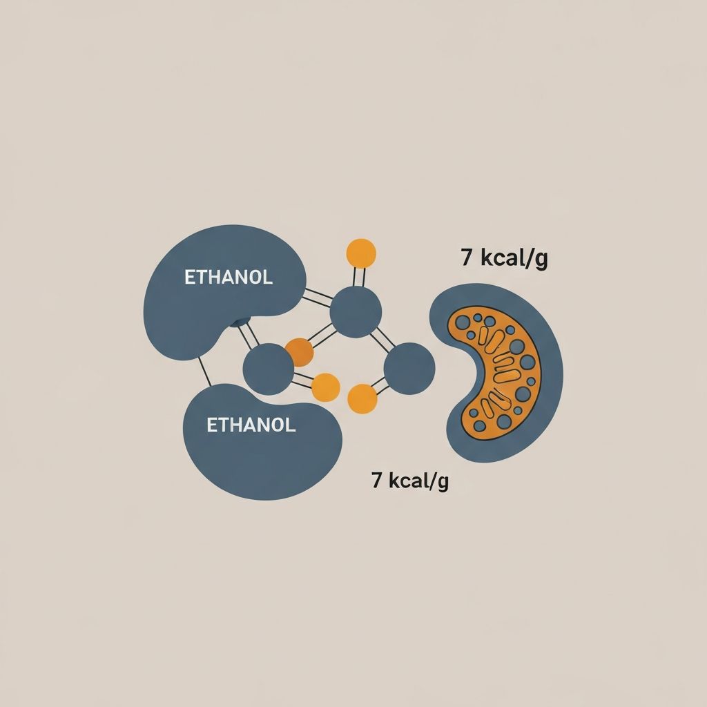 Ethanol priority substrate and caloric density
